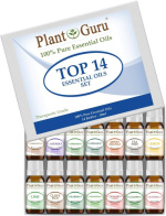 Plant Guru Essential Oil Set 14-Pack – Complete Collection of Pure Therapeutic Oils